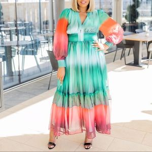 Ombré Maxi Dress